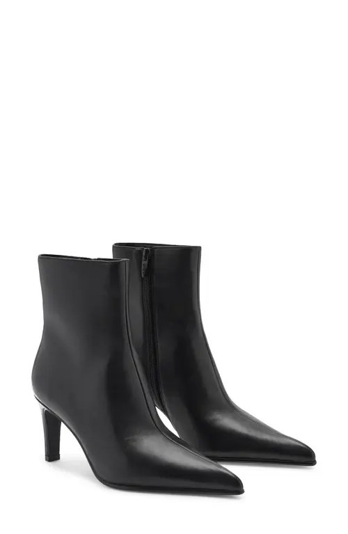 MANGO Pointed Toe Bootie in Black at Nordstrom, Size 9Us | Nordstrom