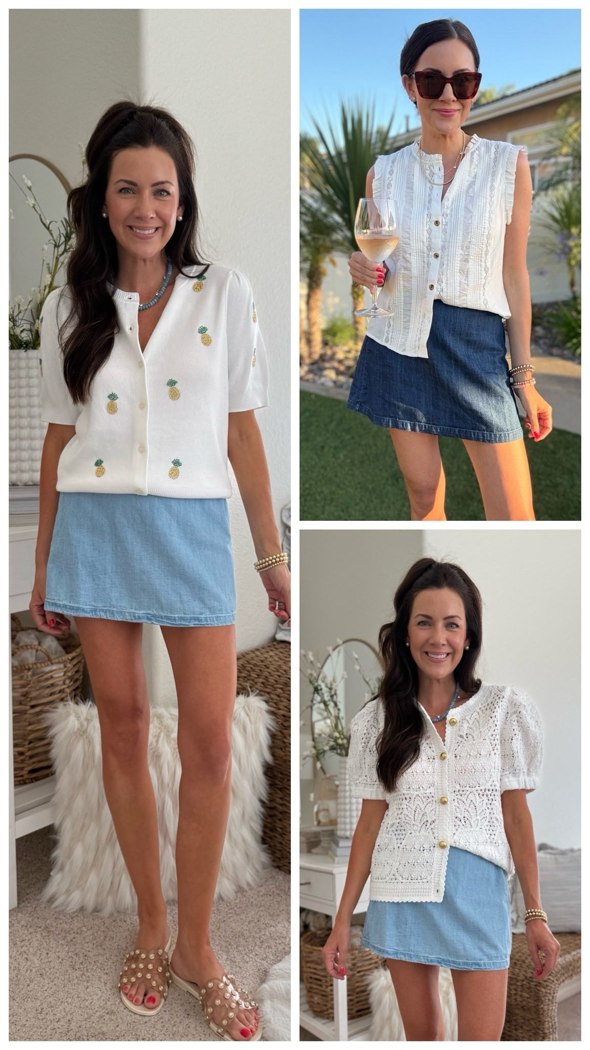 Denim skort I’m loving RESTOCKED & 40% off! I wear an xs

#LTKootd #LTKSaleAlert #LTKSeasonal