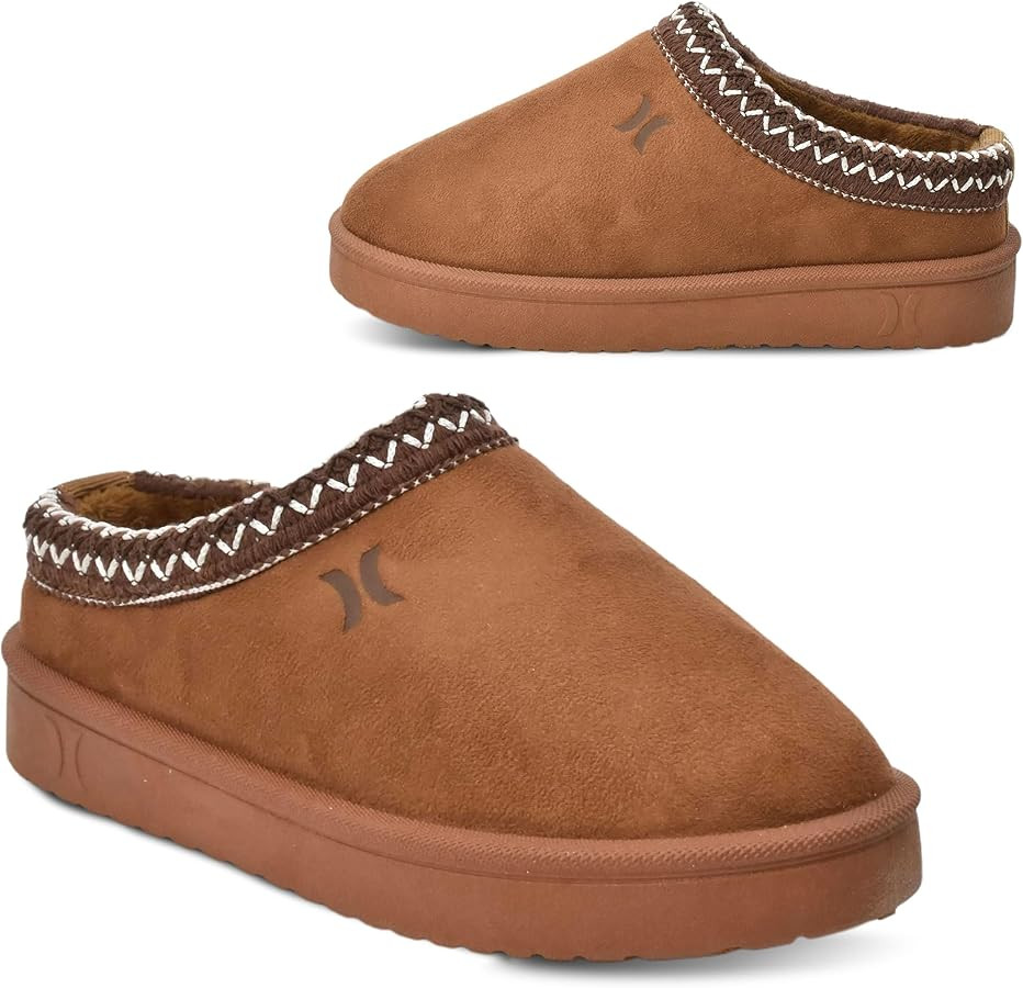 Hurley Kids Modi Slippers – Indoors and Outdoors Shoes, Boys and Girls Slip On Slippers, Durabl... | Amazon (US)