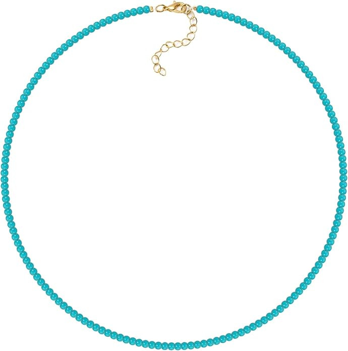 Dainty Beaded Necklace for Women Boho Beaded Chocker Necklaces for Women Girls Western Cowgirl Bo... | Amazon (US)