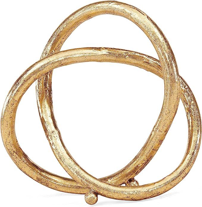 Danya B. Gold Eternal Loop Metal Sculpture, Wedding, for Home or Office Decor, Unique Accent Piec... | Amazon (US)