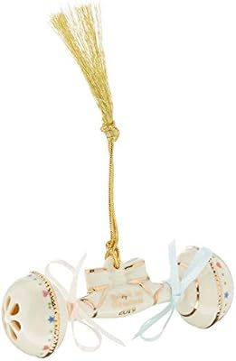 Lenox 884546 2019 Baby&apos;s 1st Christmas Rattle Ornament | Amazon (US)