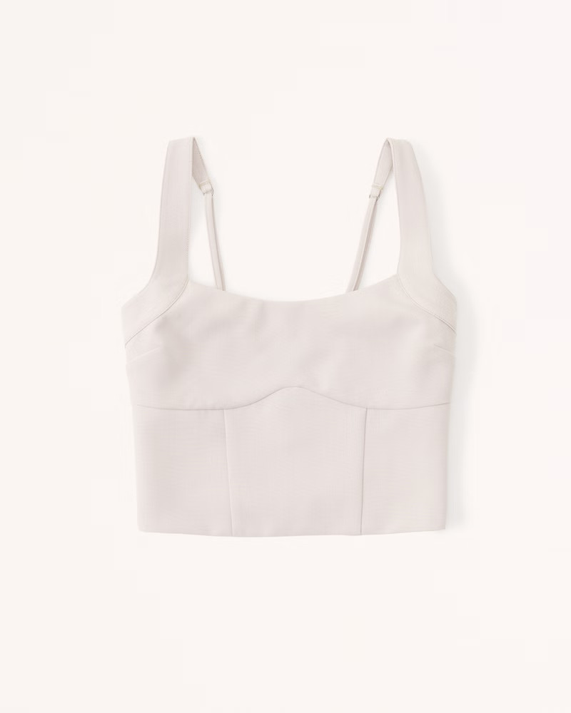 Tailored Corset Set Top | Abercrombie & Fitch (US)