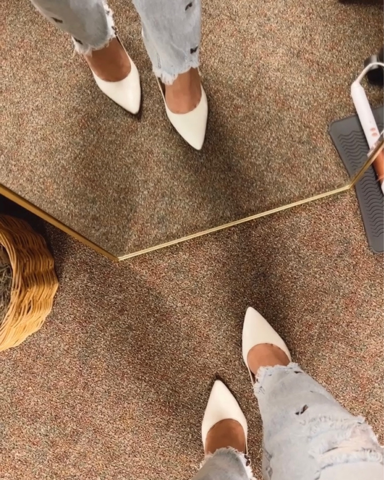 These are my white Jessica Simpson pumps. All the shoes I own from this brand are comfortable. Didn’t find the exact ones but will link similar 

#LTKstyletip #LTKSeasonal #LTKworkwear