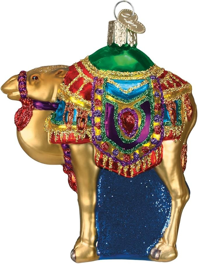 Old World Christmas Magi's Camel Glass Blown Ornament for Christmas Tree, Handcrafted Holiday Dec... | Amazon (US)