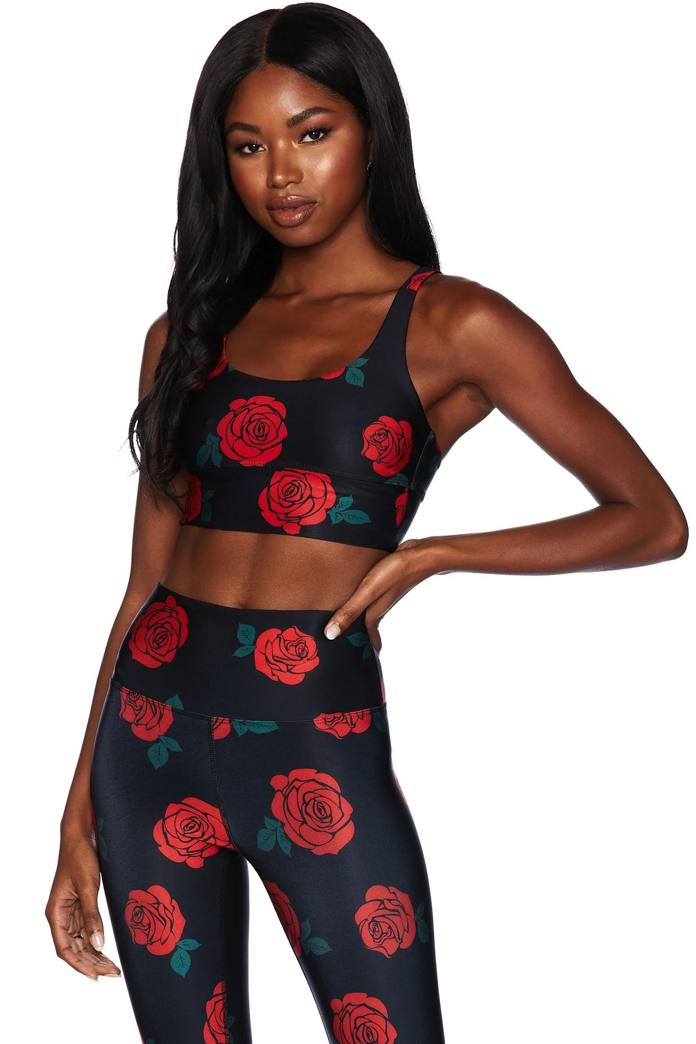 Leah Top Red Rose | Beach Riot