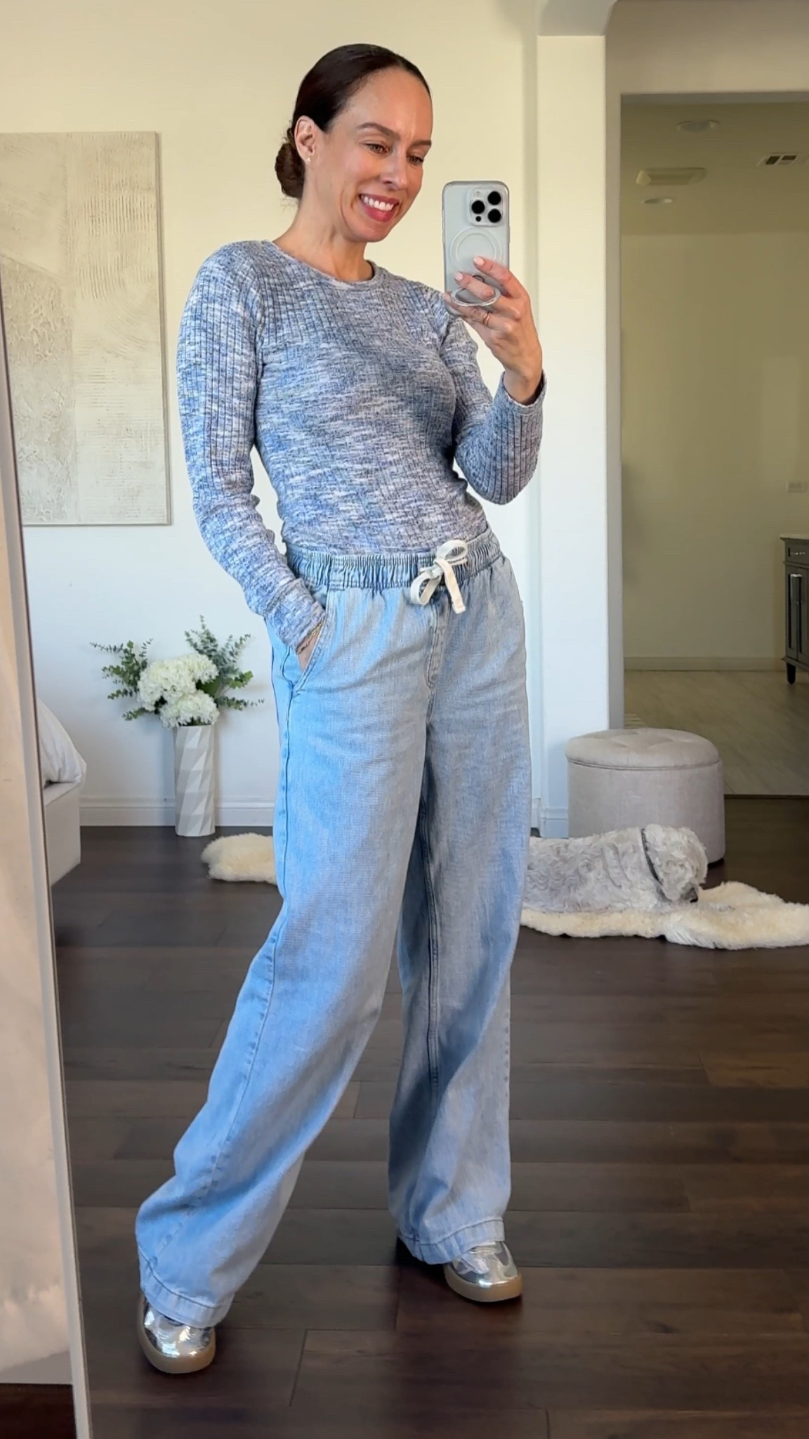 Wiw to work from home and step outside to see my therapist … Shirt: S / Pants: S 

#LTKStyleTip #LTKFindsUnder100