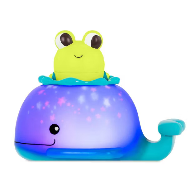 Land of B. Frog & Whale Bath Toy Set - Glow & Splash | Target