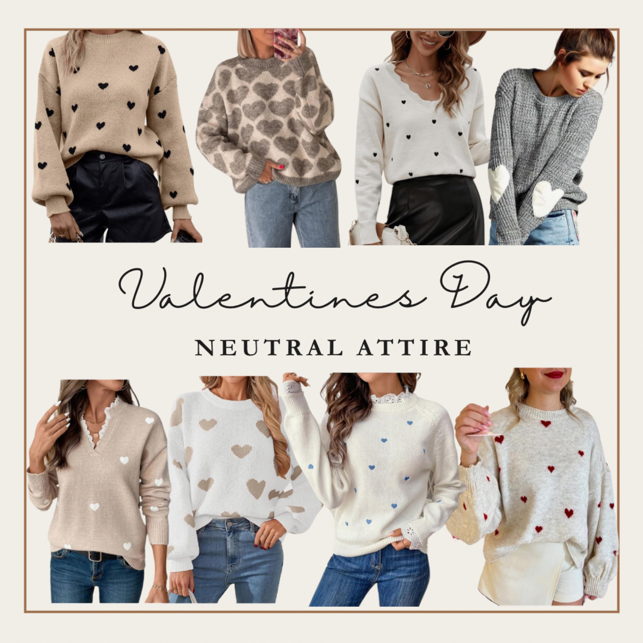 Loving these neutral hearts! They can be warm all year around and every Valentine’s Day. 

#LTKMostLoved #LTKStyleTip #LTKU