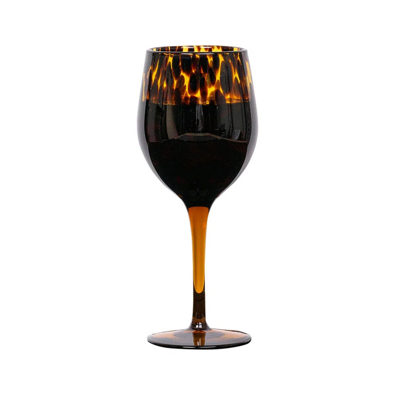 Juliska Puro 15 oz. Wine Glass - Tortoiseshell | Wayfair | Wayfair North America