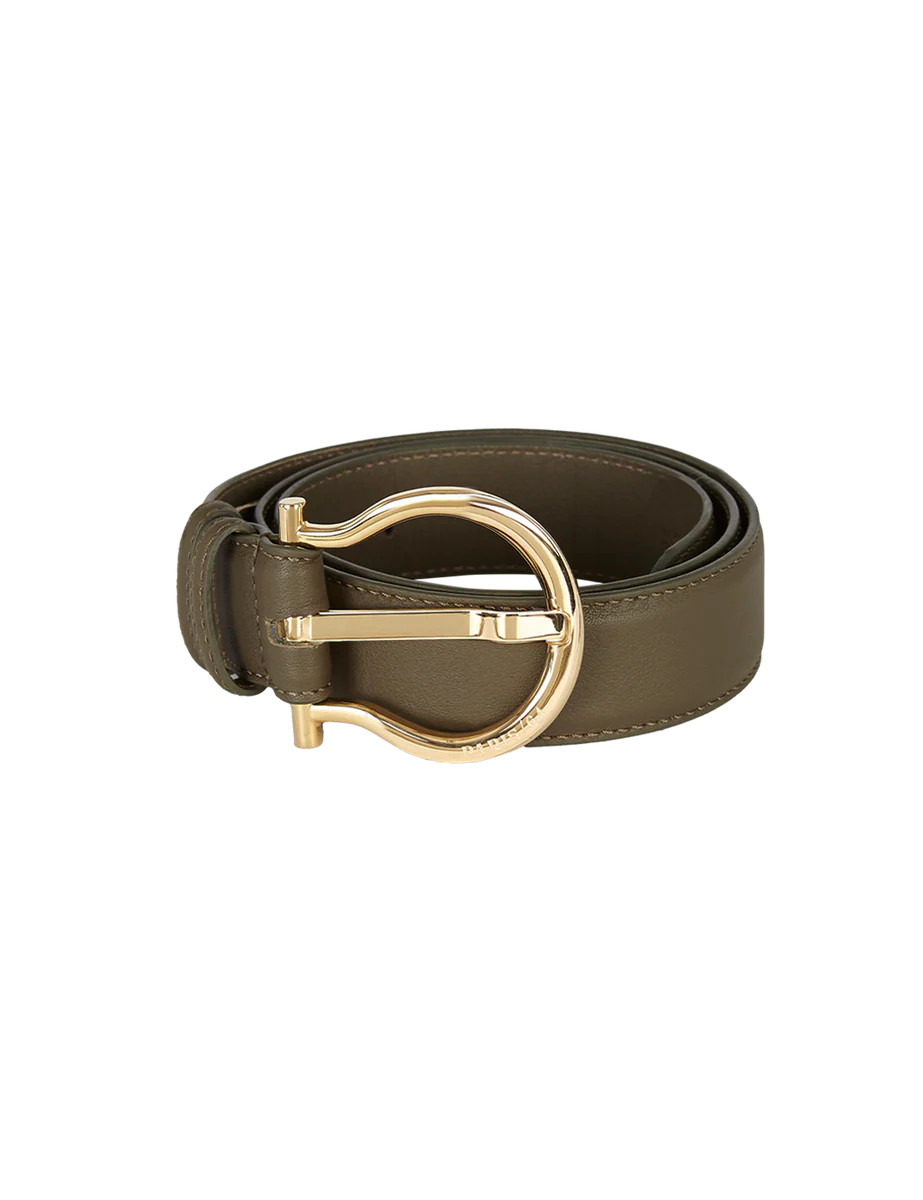 Audrey Dark Olive Belt by PARIS/64 | PARIS/64