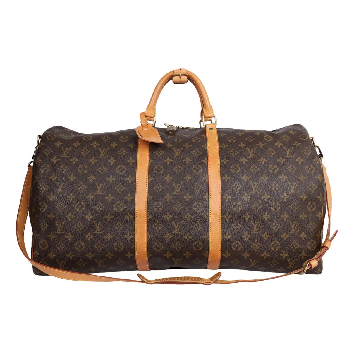 Louis Vuitton Keepall leather 48h bag | Vestiaire Collective (Global)