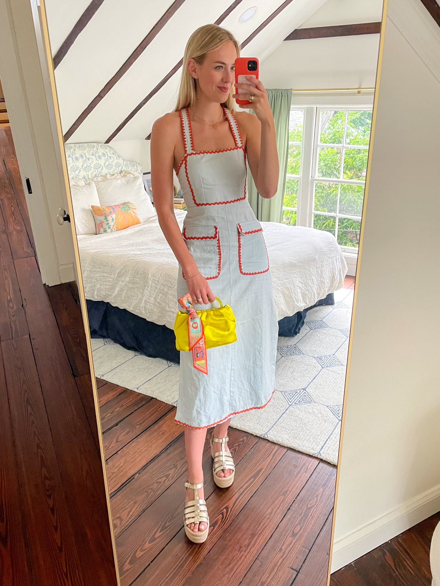 The Avenue Apron Dress + Tory Burch espadrilles  

#LTKShoeCrush #LTKSummerSales