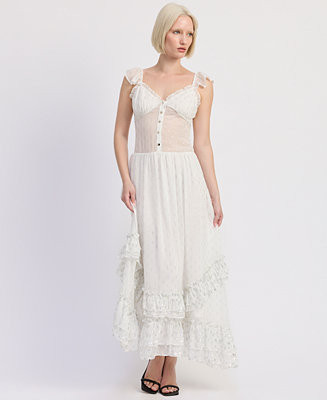 Women's Camile Tiered Sleeveless Maxi Dress | Macy's