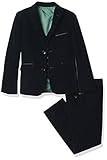 Isaac Mizrahi Boys' Slim Fit 3 Piece Velvet Suit | Amazon (US)