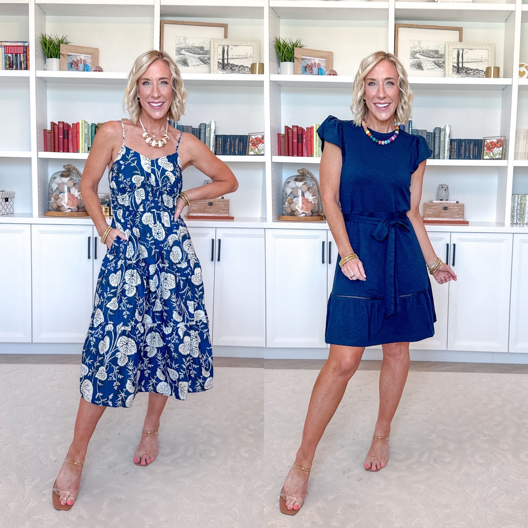 Walmart - cute new dresses. Sleeveless Tiered Midi Dress - size XS. $24.98. 3 colors. Belted Mini Dress w/ Flutter Sleeves - size XS. $22.98. 2 colors. 

 

#LTKOver40 #LTKSeasonal