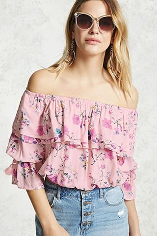 Off-the-Shoulder Peasant Top | Forever 21 (US)