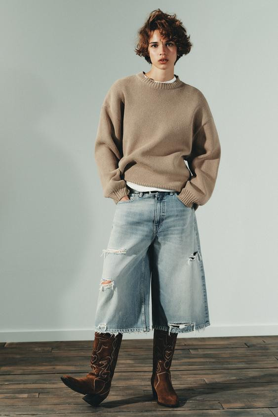 OVERSIZED KNIT SWEATER | Zara US