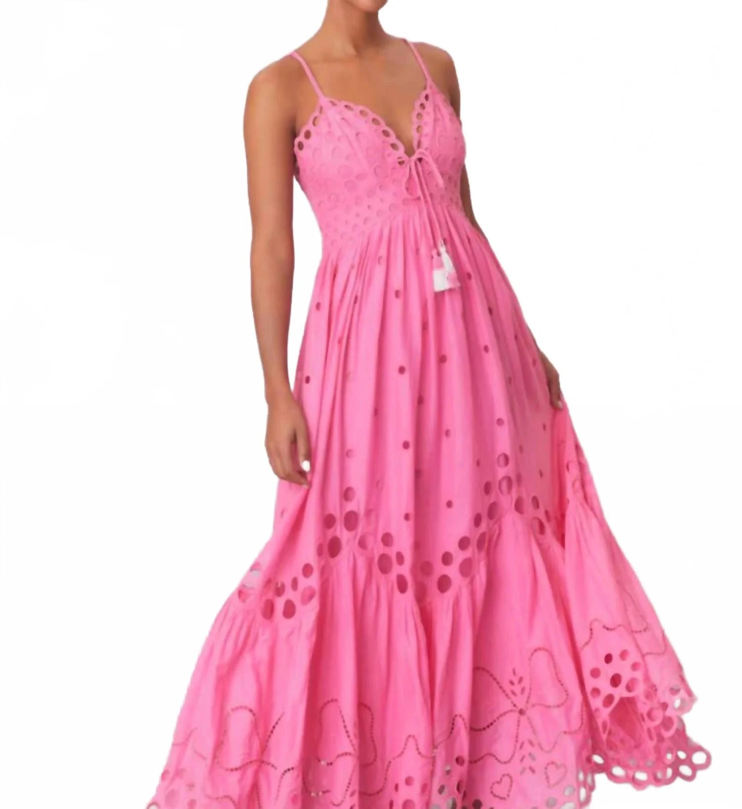 Melville Maxi Dress In Pink | Shop Simon