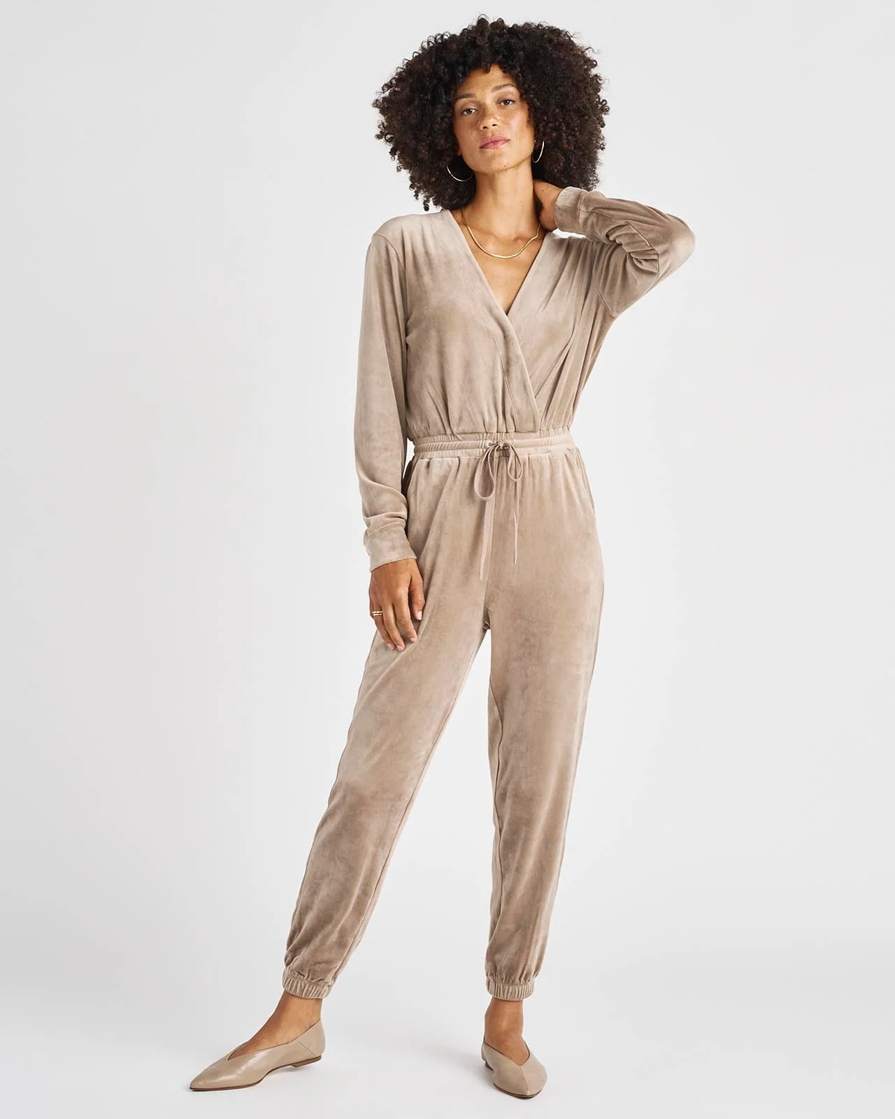 Nicola Velour Jumpsuit | Splendid | Splendid