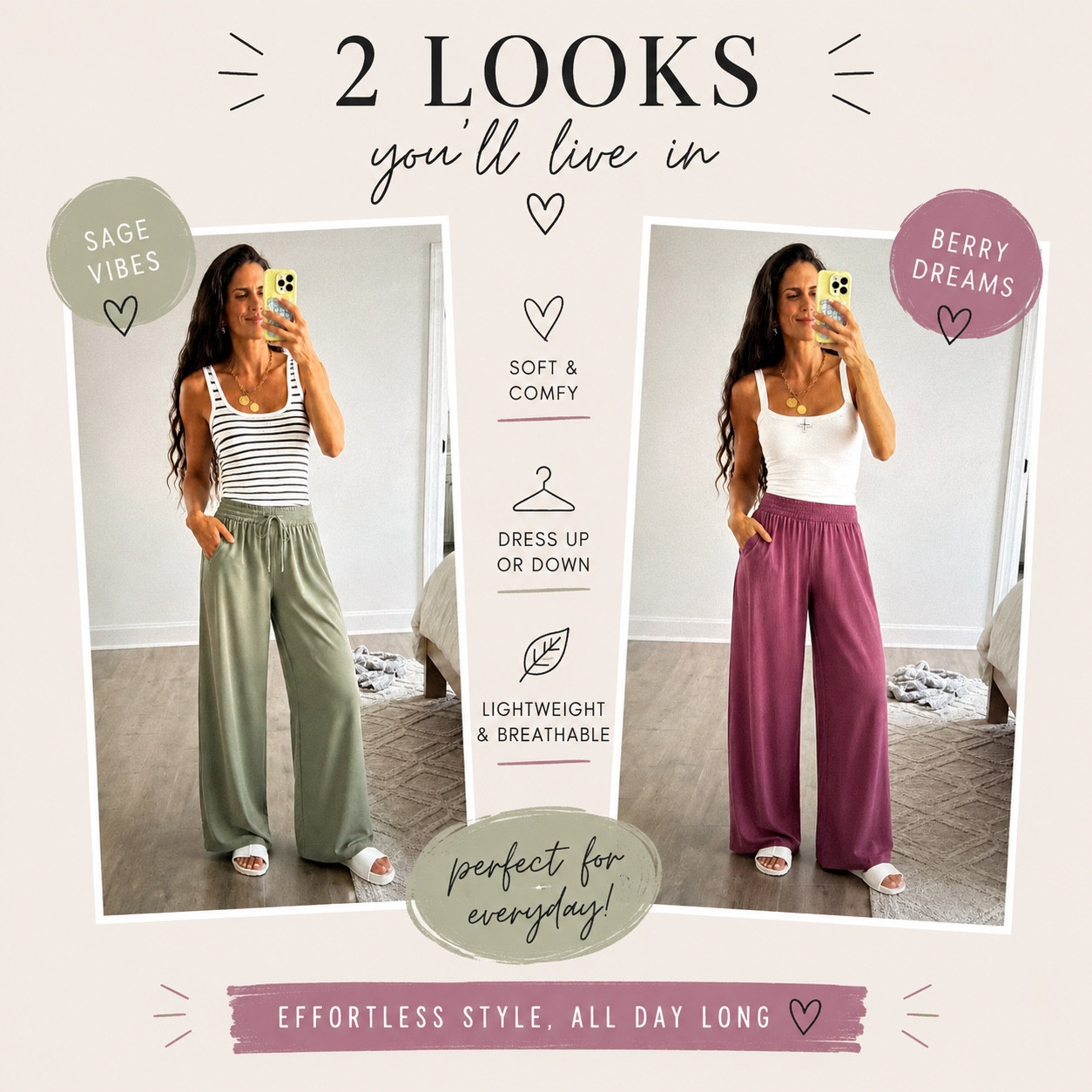 The best outfits start with great basics. These are the pieces I reach for on repeat because they’re comfortable, versatile, and easy to style so many different ways. A closet full of mix-and-match favorites makes getting dressed effortless.

Everything is linked in my LTK.

#LTKSeasonal #LTKootd #LTKdayinmylife