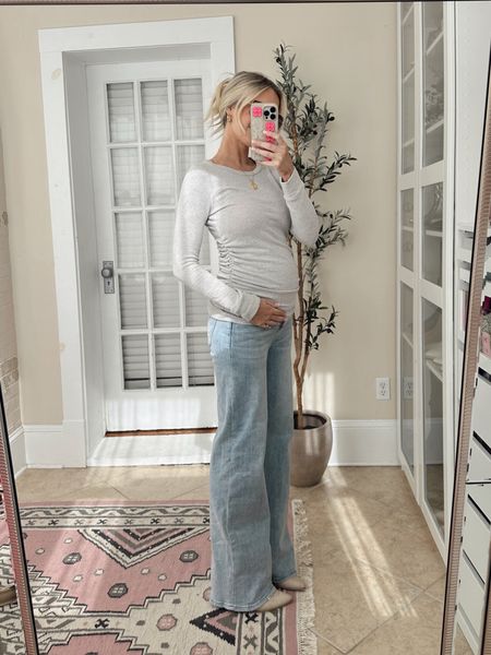 Maternity ootd from pink blush maternity 

#LTKbump