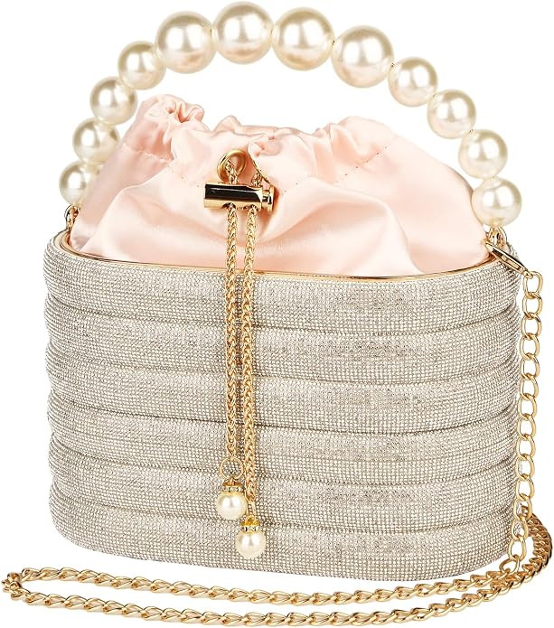 Women Acrylic Clutch Purse Marbled Evening Shoulder Bag for Wedding Cocktail Party Prom | Amazon (US)
