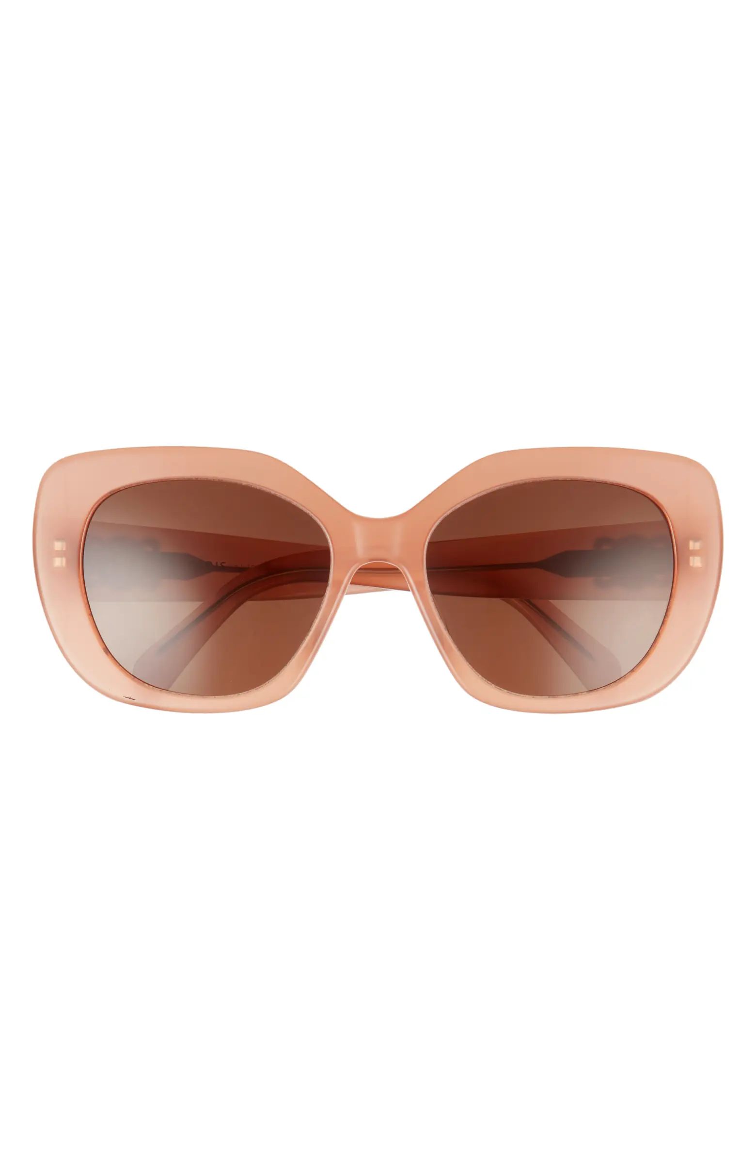 Triomphe 55mm Rectangular Sunglasses | Nordstrom