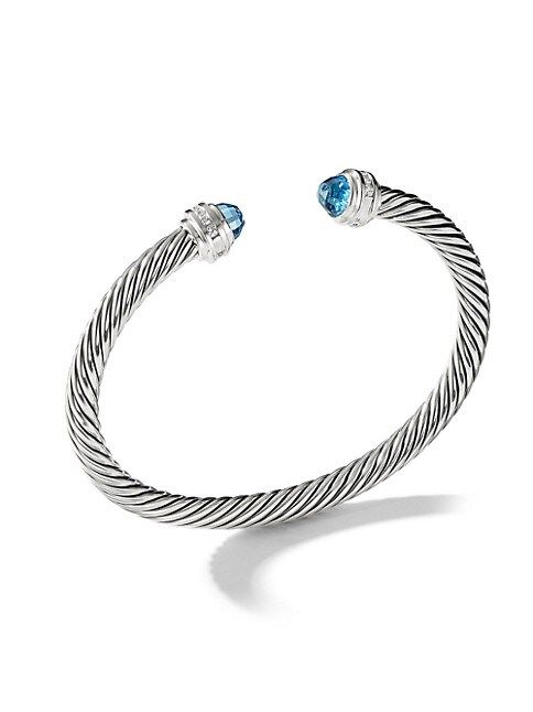 Cable Classics Princess Bracelet with Pavé Diamonds | Saks Fifth Avenue