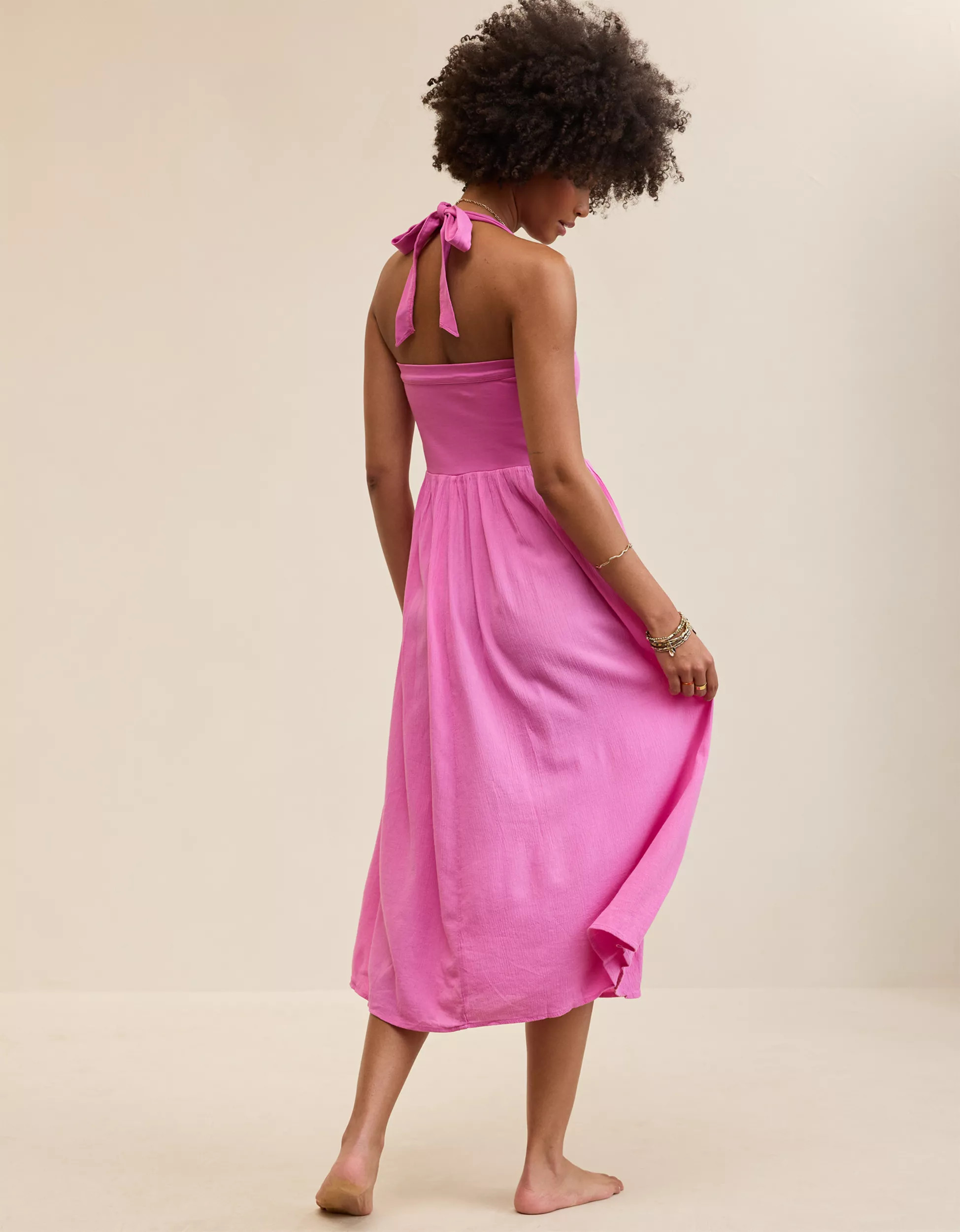 Aerie At The Barre Halter Dress | Aerie