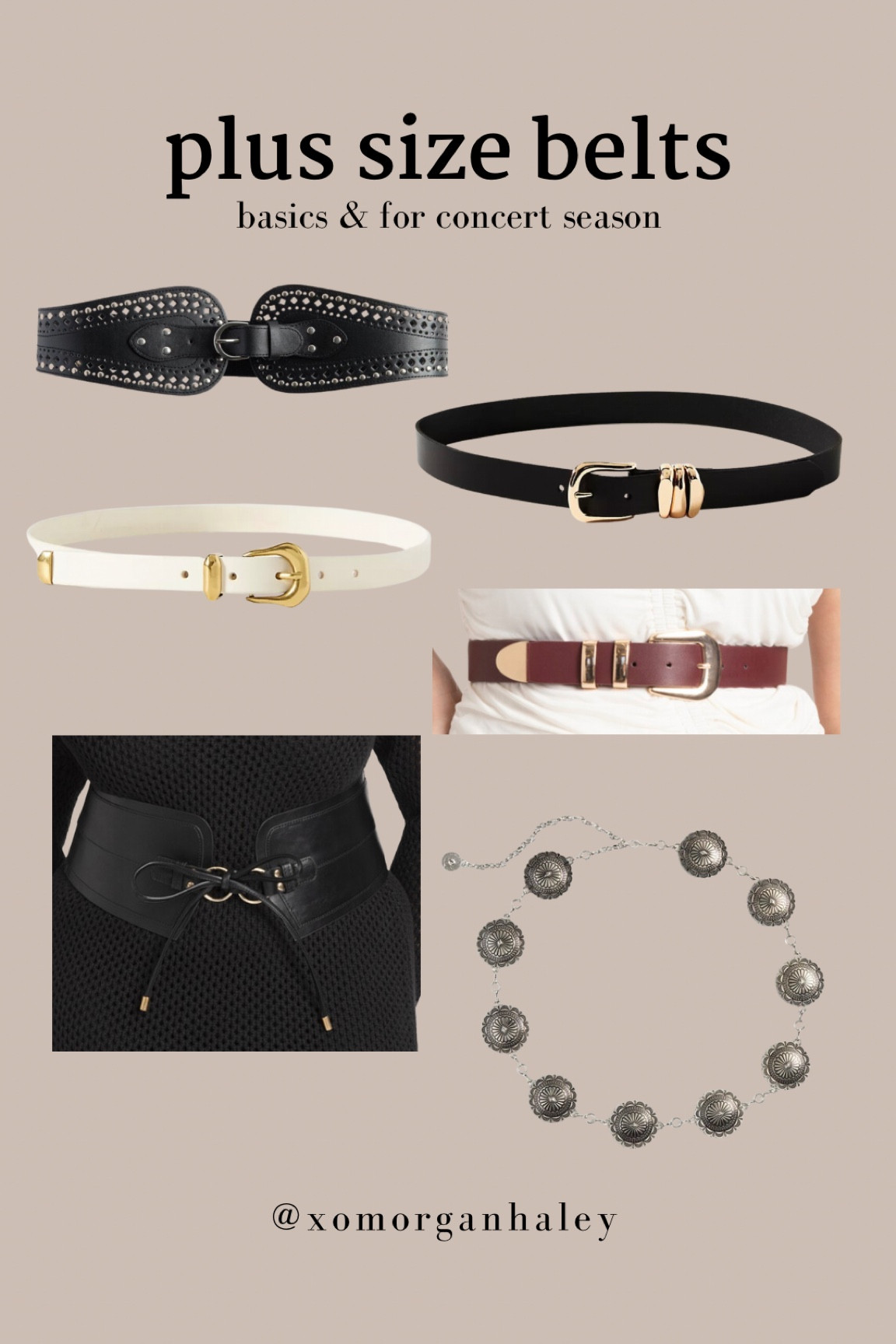 Plus size belts to style all the ways this spring and summer! Wear casual or dress it up for concerts and festivals!

#LTKFestival #LTKfindsunder100 #LTKplussize