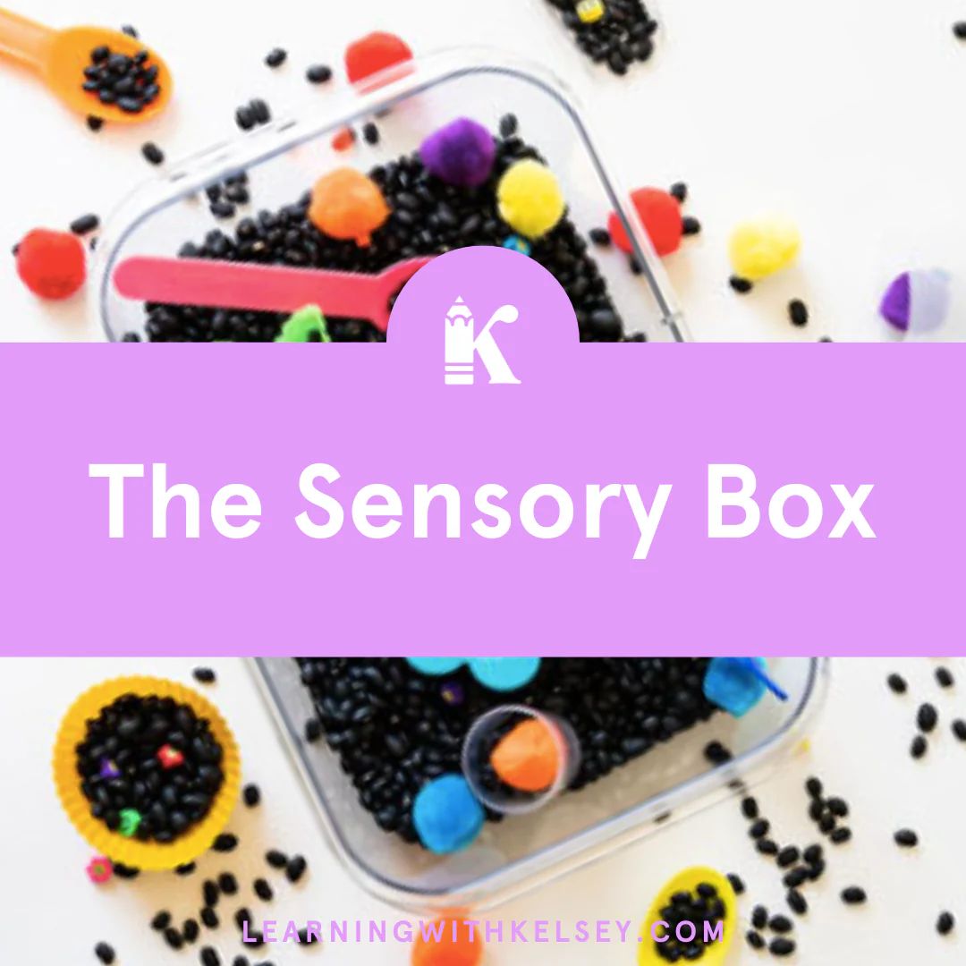 Our monthly subscription sensory box for toddlers is the perfect way to encourage imaginative pla... | Learning with Kelsey