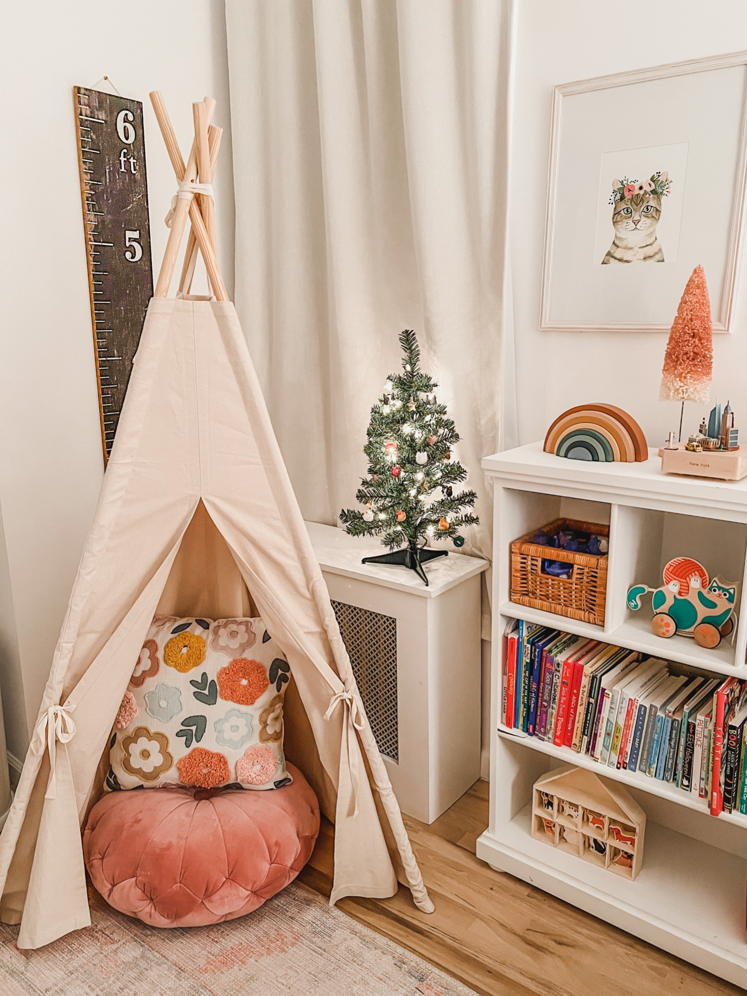 Toddler girl room. Christmas decor. Play room. 

#LTKkids #LTKHoliday #LTKhome