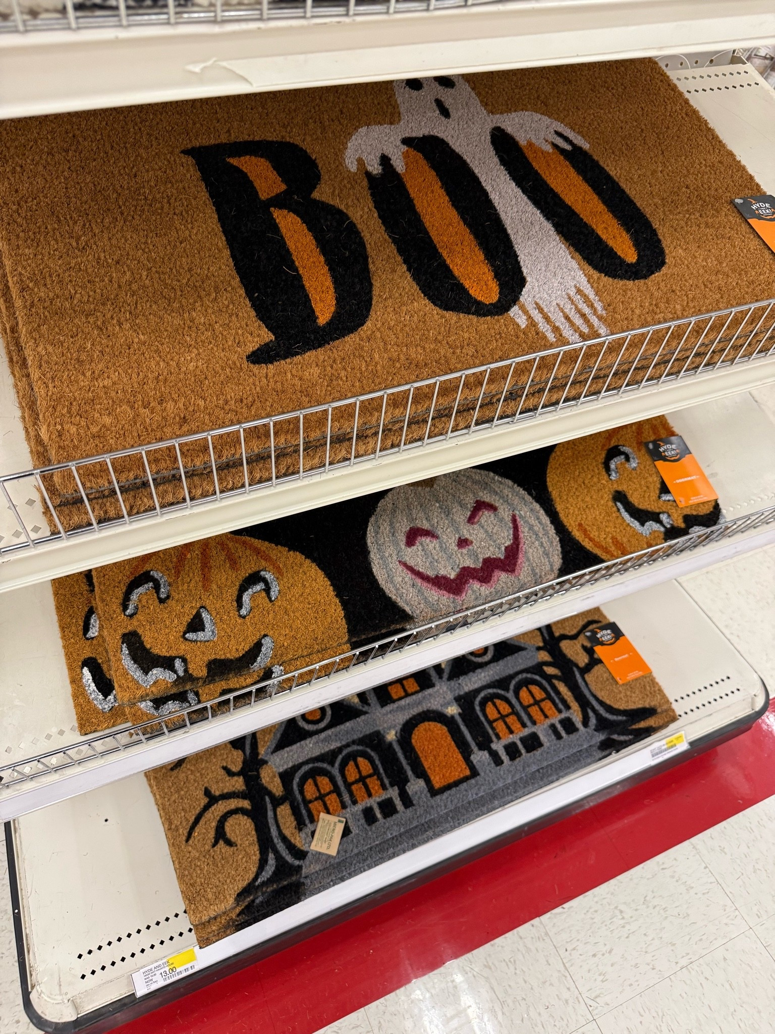 Target always has the cutest Halloween mats 🎃👻 And only $13! @Target
