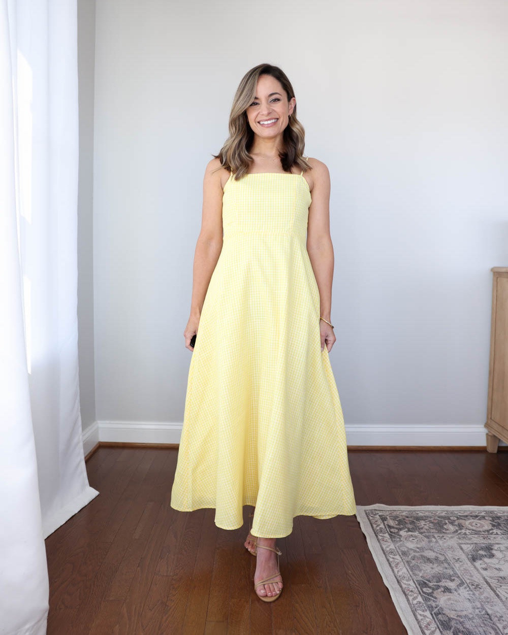 Petite-friendly Nordstrom Summer dresses I'm loving!

Outfit 1:
Yellow dress (Nordstrom): xxs
Heels: true to size 

Outfit 2:
Dress (Nordstrom): xxs 
Sandals (Sam Edelman): tts

Outfit 3:
Red dress (Nordstrom): xxs 
Gold Sandals (Sam Edelman): tts

Outfit 4:
Printed Dress (Nordstrom): XXS (link shows blue and white print click through for this color option
Straw Bag (Sezane)
Sandals (Sam Edelman): true to size

My measurements for reference: I’m 4’10” and 105lbs. My bust, waist, and hip measurement is 32”, 24”, and 36”.

#LTKPetite #LTKSaleAlert #LTKSeasonal