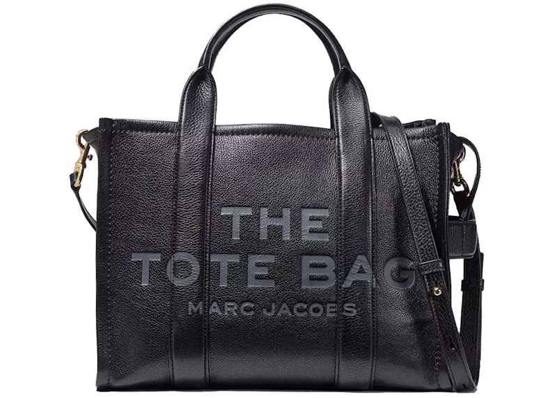 The Marc Jacobs The Leather Tote Bag Small Black | StockX