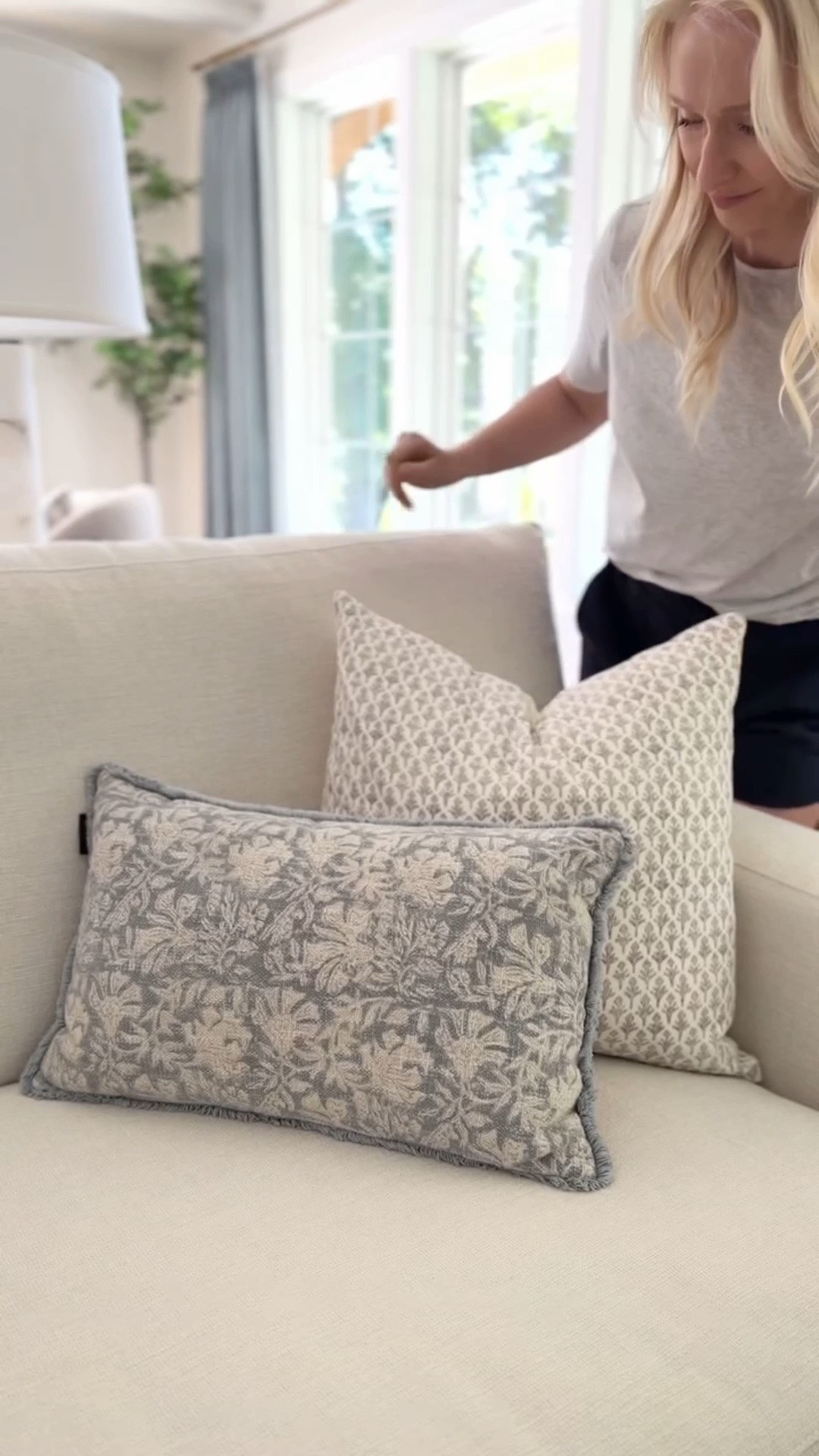 These two beautiful throw pillows are from Amazon and they’re the perfect finishing touch to the family room couch!

#LTKHome
