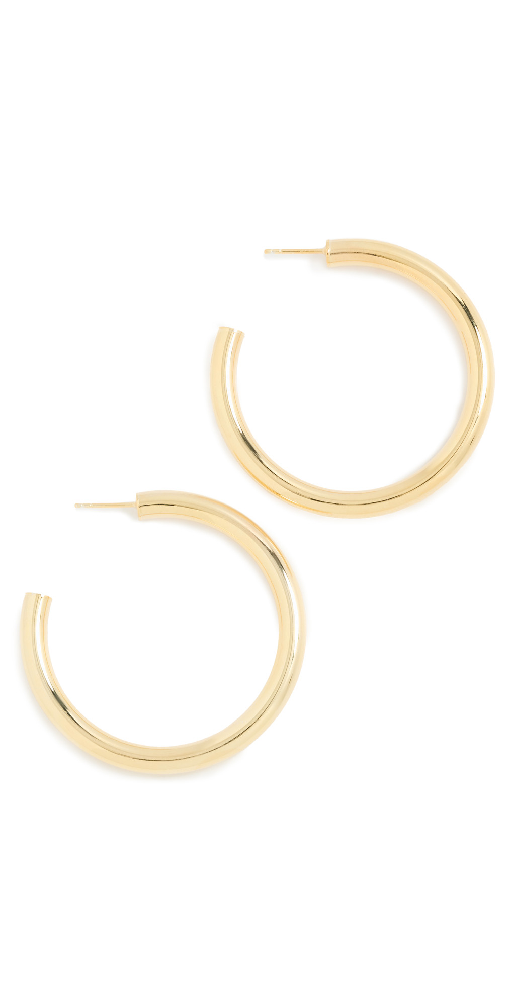 Large Hollow Hoop Earrings | Shopbop