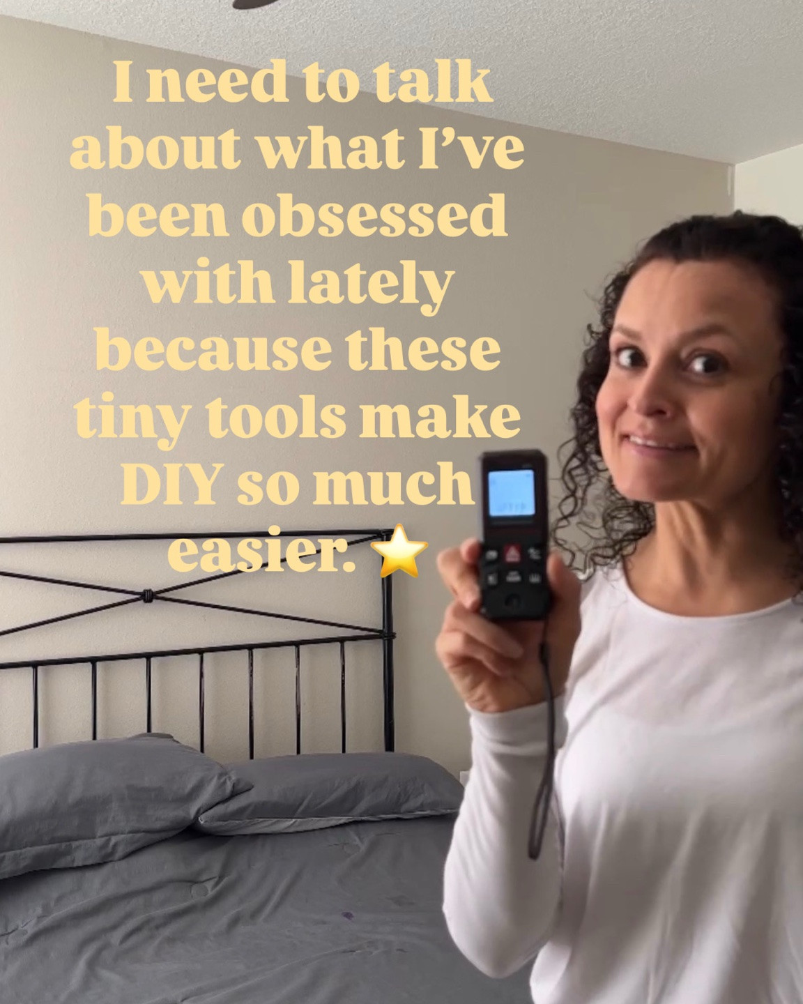 If you’re just getting into DIY, you don’t need a garage full of expensive tools. 🙌 These are the small tools I reach for over and over because they make projects easier, more accurate, and way less frustrating.

✨ Comment “LITTLE” and I’ll send you links to every tool!

🟢 Laser Level – Projects instantly look more professional because you can hang shelves, picture frames, wallpaper, and trim in perfectly straight lines.

📐 Speed Square – Great for marking 90° and 45° angles, checking if corners are square, and guiding straight cuts. It’s one of those tools you’ll use way more than you expect.

📏 Laser Measuring Tool – Measures rooms, walls, windows, and furniture in seconds. No more wrestling with a tape measure by yourself!

💚 Digital Level – Takes the guesswork out of leveling. Mine even turns green when everything is perfectly level, making it almost impossible to mess up.

✂️ Miter Shears – Perfect for cutting small trim, quarter round, shoe molding, and flexible molding without pulling out a miter saw. They’re beginner-friendly and make quick, clean angled cuts.

🗜️ Clamps – Like having an extra set of hands. Hold pieces together while you glue, drill, or screw, and keep everything from shifting while you work.

These aren’t the flashiest tools, but they’re the ones that make DIY projects easier, faster, and give you better results—especially if you’re a beginner.

#LTKHome #LTKMens #LTKmomlife