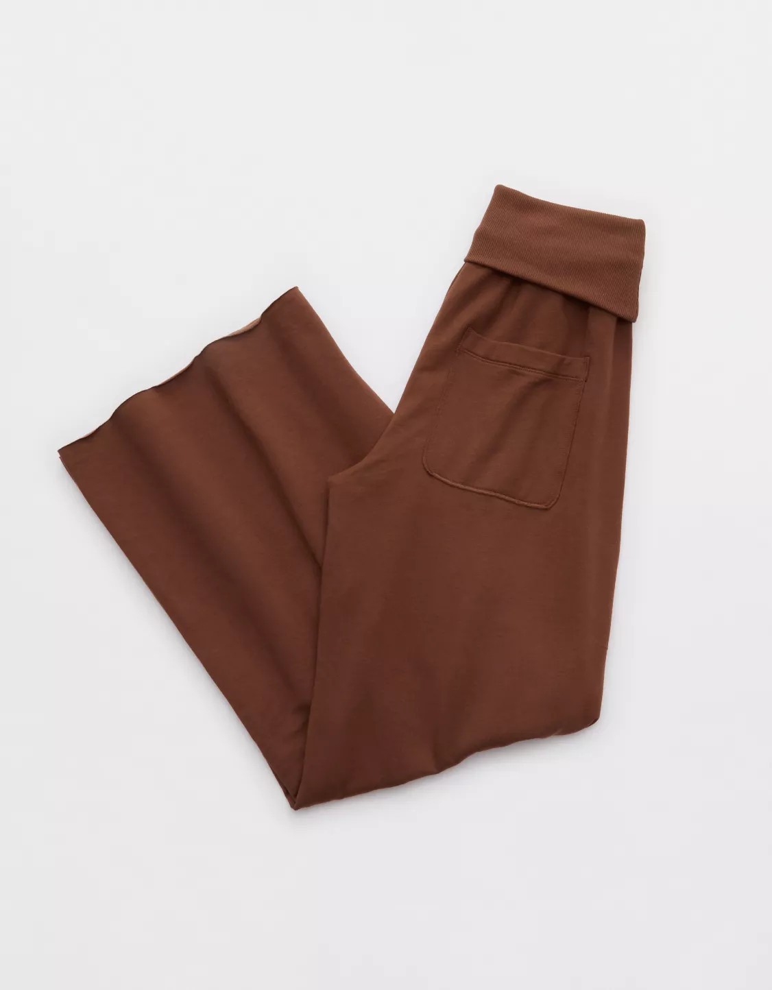 OFFLINE By Aerie OTT Fleece Super Wide Leg Foldover Pant | Aerie