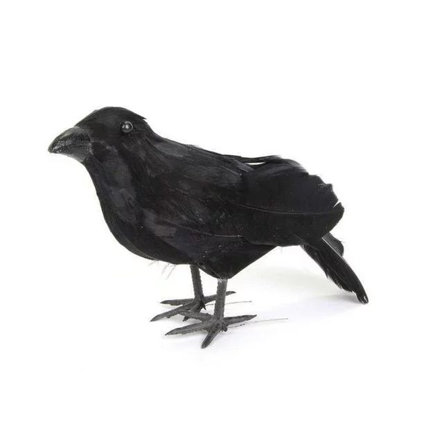 Vikakiooze Halloween Crows And Ravens Decor Realistic Handmade Decorations Fake Crows Ravens Prop... | Walmart (US)