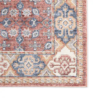 Home Dynamix Premier Classic 8 x 10 Red Indoor Medallion Area Rug | Lowe's