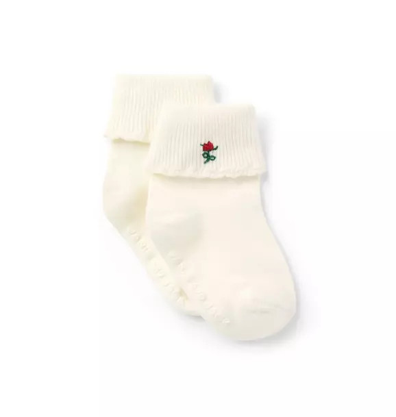 Baby Embroidered Floral Sock | Janie and Jack