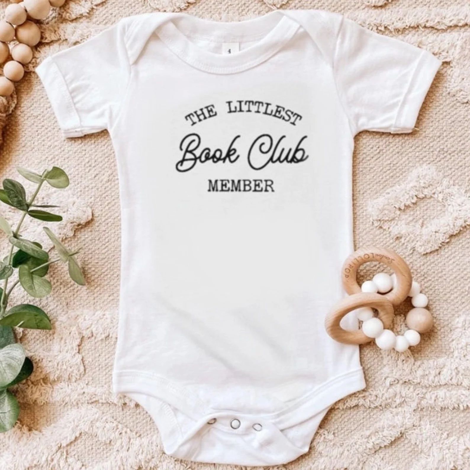 Littlest Book Club Baby Bodysuit for readers | Etsy (US)