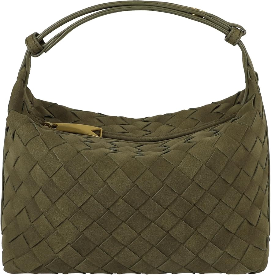 Suede Purse Bag for Women, Vintage Hobo Handbag Small Shoulder Bag with Adjustable Strap and Hobo... | Amazon (US)