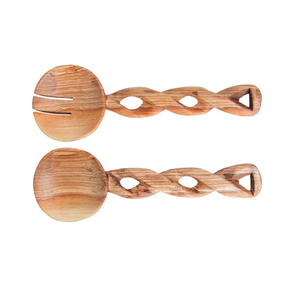 Twisted Salad Servers | Meridian