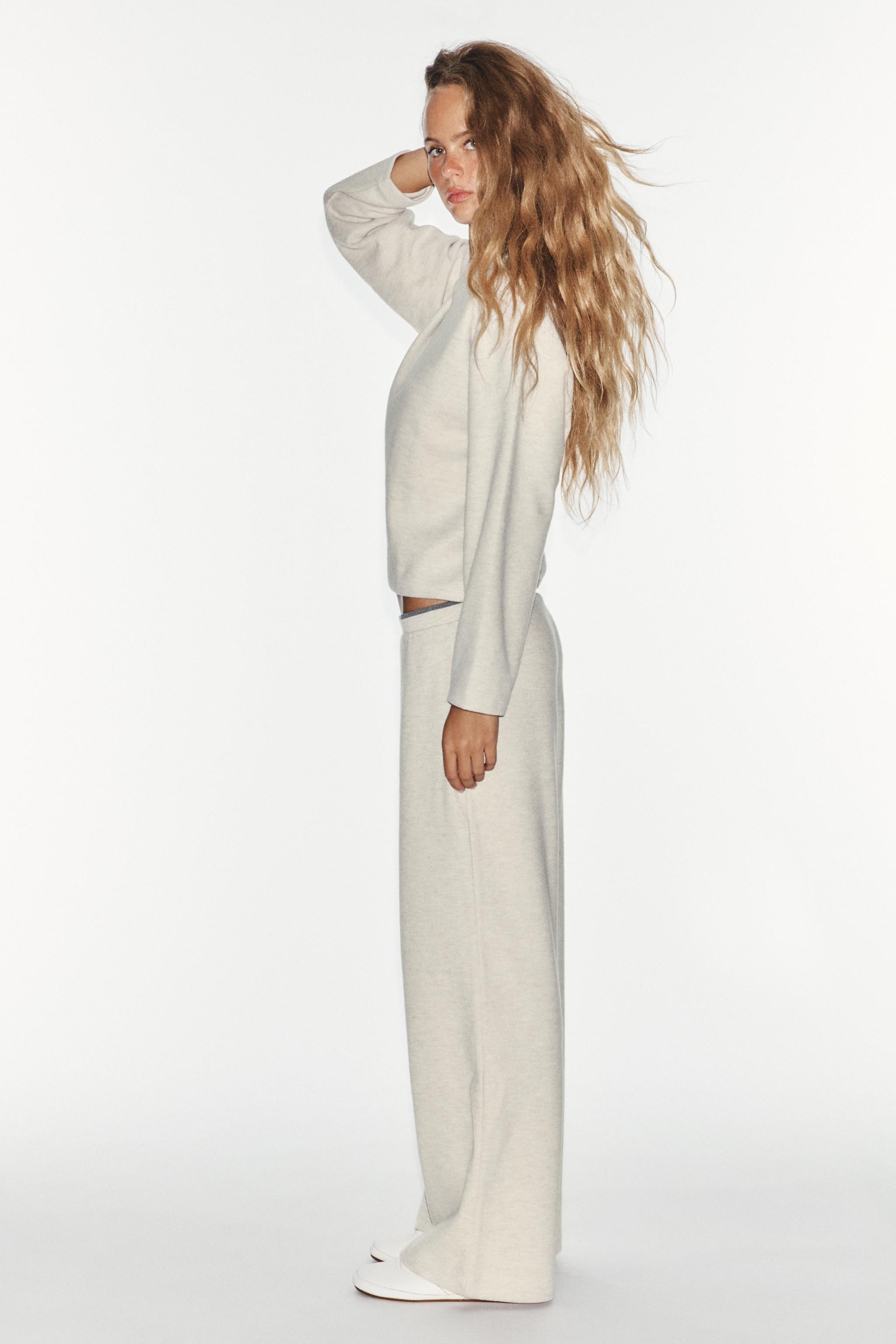 SOFT PANTS WITH CONTRAST STRIPE | Zara US