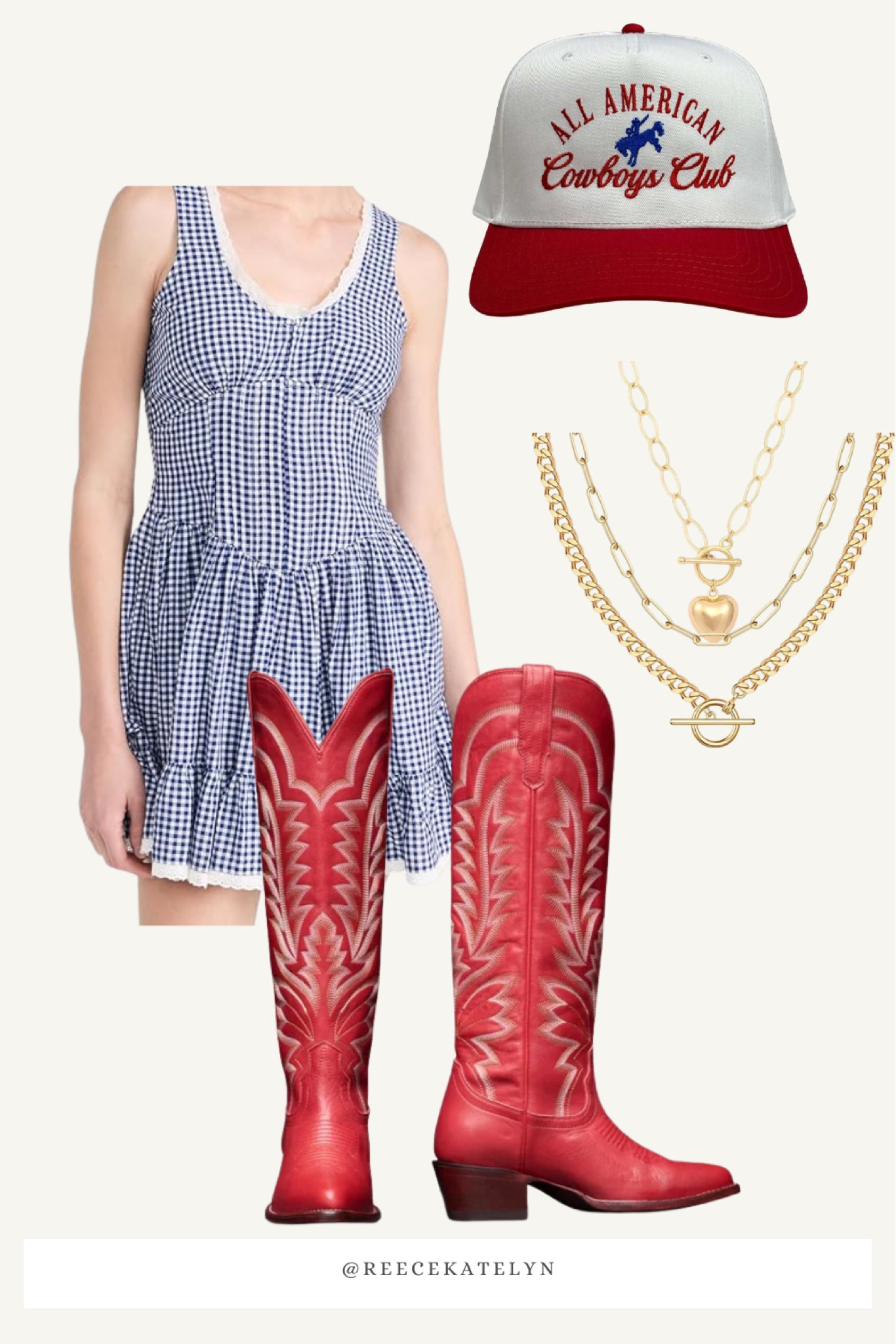 Memorial Day / 4th of July outfit

Dress is loveshack fancy ceronne nautical 