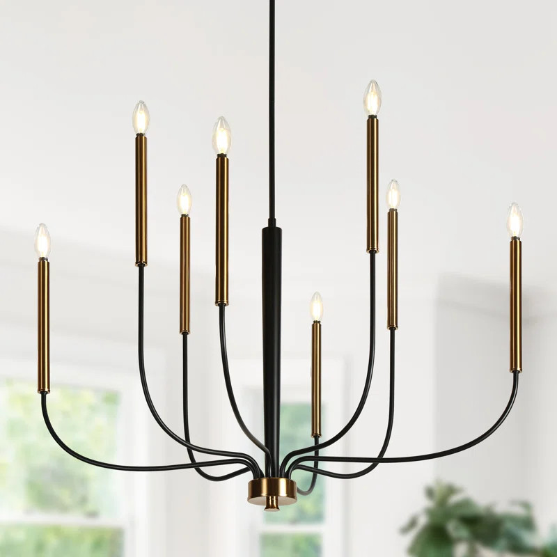 Jacinta 8 - Light Dimmable Large Modern Classic / Traditional Dining Room Chandelier | Wayfair North America