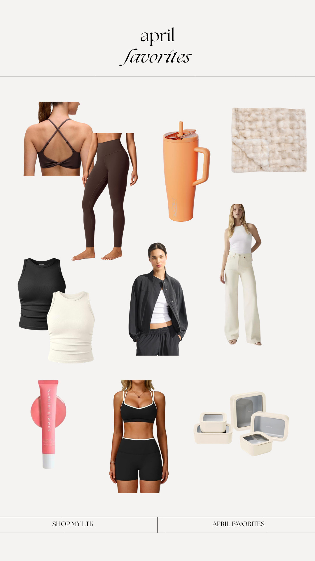 My April favorites!! 

 #LTKootd #LTKActive